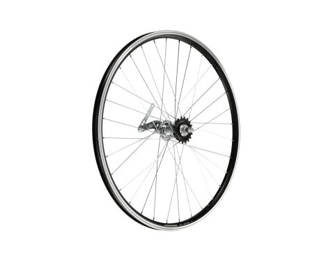 Roată spate bicicletă 26" V-brake torpedo