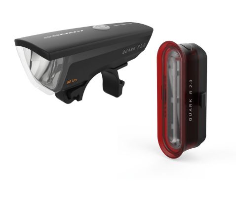 Set de lumini pentru biciclete QUARK SET 2.0 80/7 lm