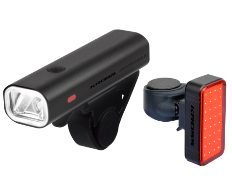 Set de lumini pentru bicicletă LUNAR SET 400/50 lm