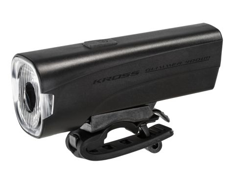 Lampă frontală pentru biciclete GLIMMER 400 lm