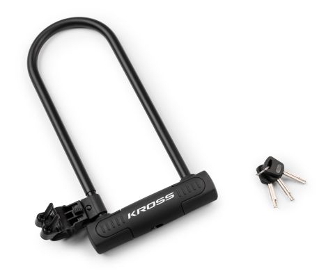 U-Lock lacăt de bicicletă cu cheie KZU 350 13x180x340 mm