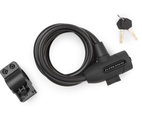 Încuietoare de cablu pentru biciclete cu cheie KZK 300M 15x1500 mm