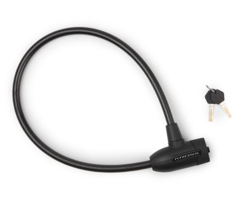 Încuietoare de cablu pentru biciclete cu cheie KZK 100S 12x650 mm