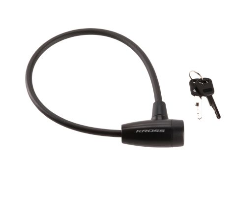Încuietoare de cablu pentru biciclete cu cheie KZK 60S 10x600 mm