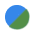 albastru verde